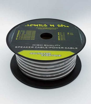 Speaker Cable - 12 Gauge 100ft CCA White